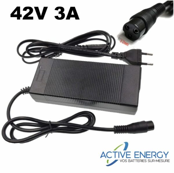 42v3A chargeur 36v 2a trottinette electrique active energy