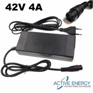 42v4A chargeur 36v 2a trottinette electrique active energy