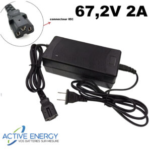 chargeur citycoco active energy 672v 2A