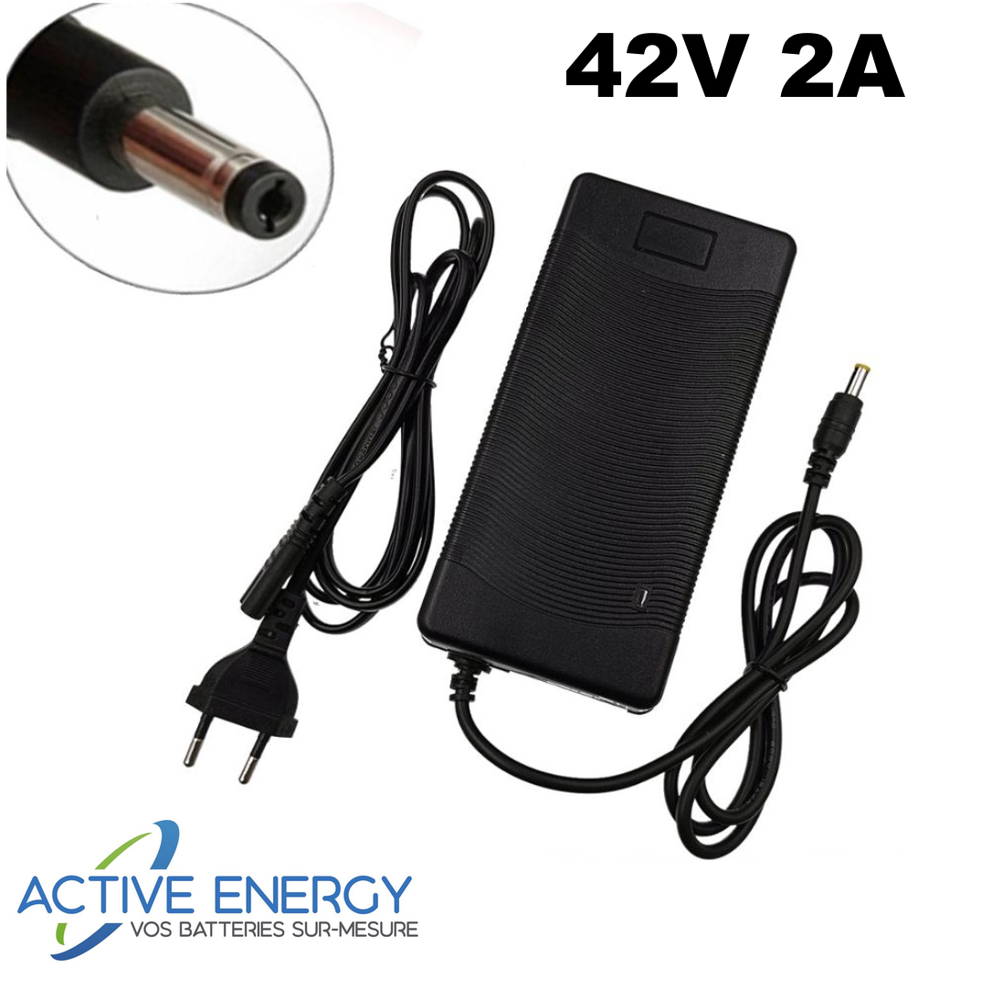 Chargeur électrique pour trottinette Speed de Beeper - 36V - 2A - 10S